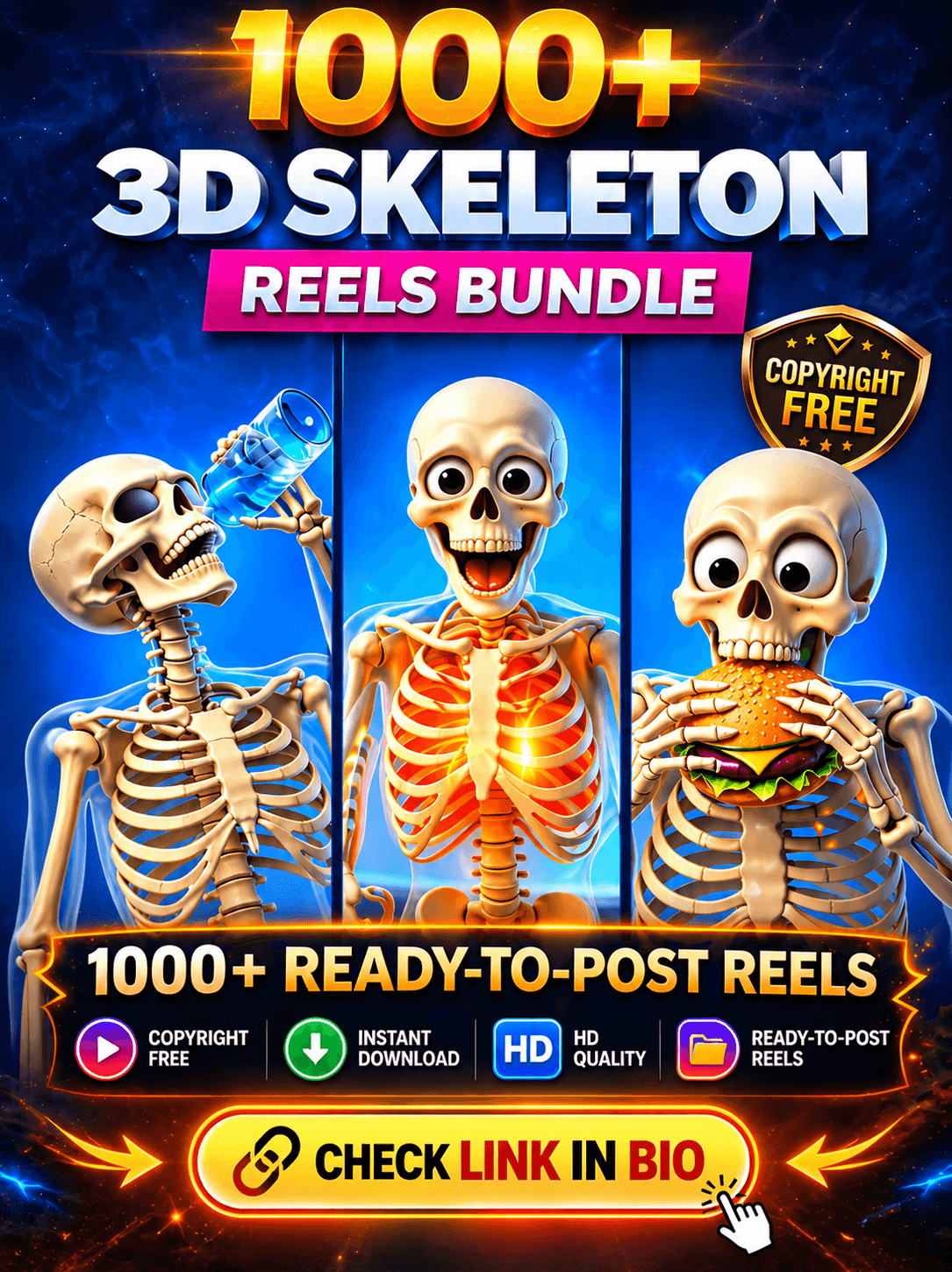 1000+ AI Skeleton Reels Bundle: A Practical Content Guide featured image